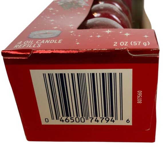 Glade Frosted Berry Kiss Oil Candle Refills Three 4-Packs Holiday Scent - Picture 5 of 5